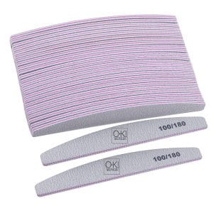 Double Sided Manicure Nail File Emery Boards Grit 100/180 (Packs of 25)